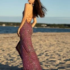 In Stock Primavera Couture 3211 Size 6 Sequin Prom Dress Pageant Gown Evening Formal Wear Side Slit Backless Dresses 92 In Stock Primavera Couture 3211 Size 6 Sequin Prom Dress Pageant Gown Evening Formal Wear Side Slit Backless Dresses