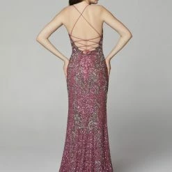 In Stock Primavera Couture 3211 Size 6 Sequin Prom Dress Pageant Gown Evening Formal Wear Side Slit Backless Dresses 100 In Stock Primavera Couture 3211 Size 6 Sequin Prom Dress Pageant Gown Evening Formal Wear Side Slit Backless Dresses