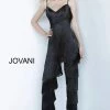 Discontinued Jovani 3225 Spaghetti Straps Fringe Jumpsuit