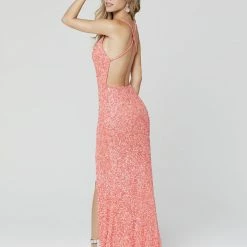 In Stock Primavera Couture 3291 AB Ivory Prom Dress Size 6 Long Fitted Backless Sequin Formal Evening Gown Backless Dresses 65 In Stock Primavera Couture 3291 AB Ivory Prom Dress Size 6 Long Fitted Backless Sequin Formal Evening Gown Backless Dresses