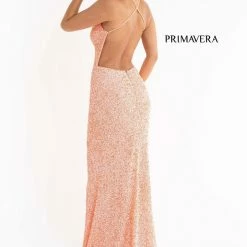Primavera Couture 3291 Prom Dress Long Fitted Backless Sequin Formal Evening Gown 169 Primavera Couture 3291 Prom Dress Long Fitted Backless Sequin Formal Evening Gown