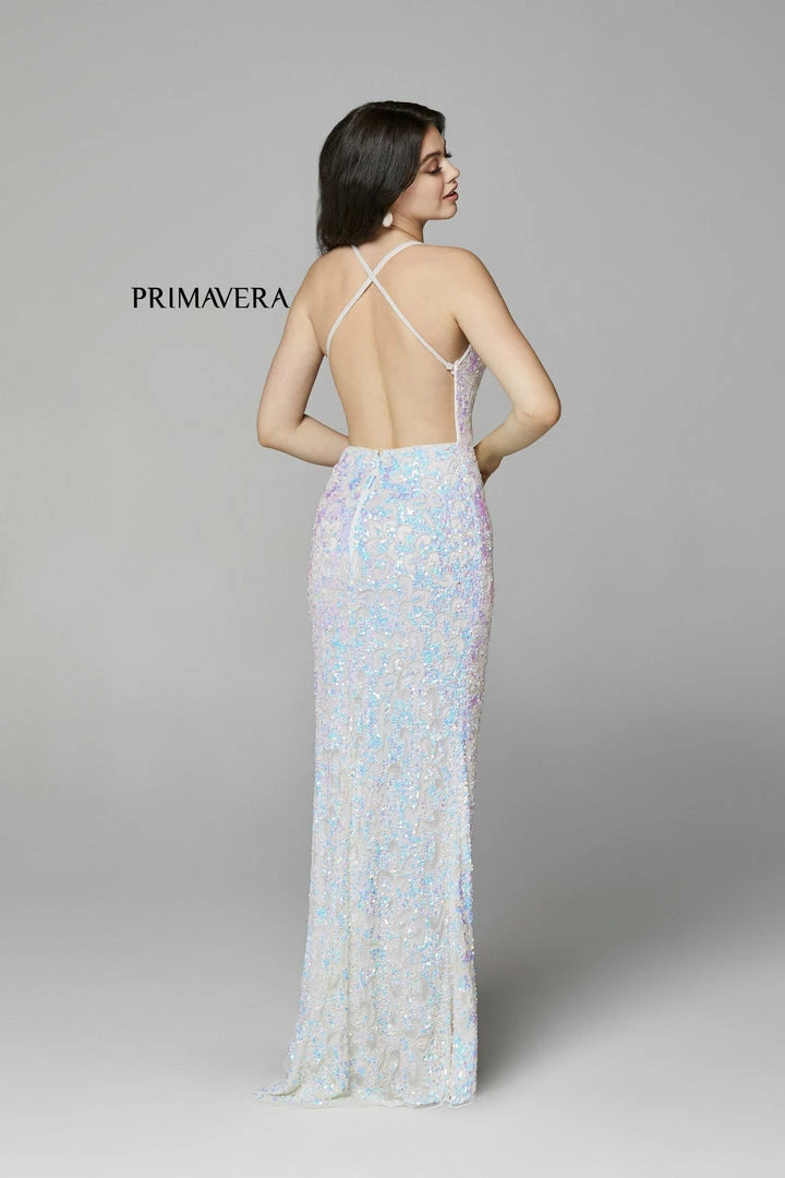 In Stock Backless Dresses Primavera Couture 3295 Size 4, 6, 8 Emerald Prom Dress V Neckline Sequins Backless Slit Formal Evening Gown 39 In Stock Backless Dresses Primavera Couture 3295 Size 4, 6, 8 Emerald Prom Dress V Neckline Sequins Backless Slit Formal Evening Gown