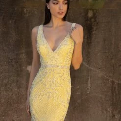 In Stock Primavera Couture 3312 Pink Beaded Homecoming Dress Cocktail Formal Dance Dress Size 0