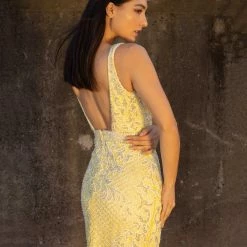 In Stock Primavera Couture 3312 Red Beaded Homecoming Dress Cocktail Formal Dance Dress Size 0