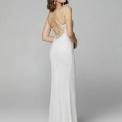 In Stock Backless Dresses Primavera Couture 3413 Size 8 Scoop Neckline Beaded Sequins Prom Dress Open Back Slit 99 In Stock Backless Dresses Primavera Couture 3413 Size 8 Scoop Neckline Beaded Sequins Prom Dress Open Back Slit