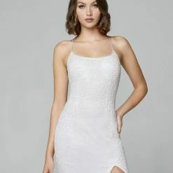 In Stock Backless Dresses Primavera Couture 3413 Size 8 Scoop Neckline Beaded Sequins Prom Dress Open Back Slit 100 In Stock Backless Dresses Primavera Couture 3413 Size 8 Scoop Neckline Beaded Sequins Prom Dress Open Back Slit