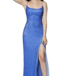 In Stock Backless Dresses Primavera Couture 3413 Size 8 Scoop Neckline Beaded Sequins Prom Dress Open Back Slit 83 In Stock Backless Dresses Primavera Couture 3413 Size 8 Scoop Neckline Beaded Sequins Prom Dress Open Back Slit