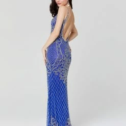 In Stock Primavera Couture 3415 Size 0 Black/Silver Beaded Prom Dress Formal Evening Gown Embellished