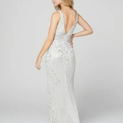 In Stock Primavera Couture 3425 Size 6 Powder Blue Beaded Prom Dress Evening Gown Pageant