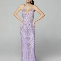 In Stock Primavera Couture 3428 Size 22 Embellished Beaded V Neckline Prom Dress Evening Gown