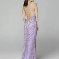 In Stock Primavera Couture 3428 Size 22 Embellished Beaded V Neckline Prom Dress Evening Gown