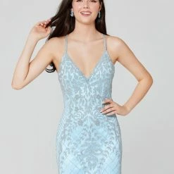 In Stock Primavera Couture 3428 Size 22 Embellished Beaded V Neckline Prom Dress Evening Gown