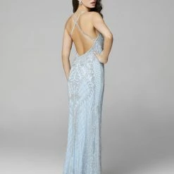 In Stock Primavera Couture 3428 Size 22 Embellished Beaded V Neckline Prom Dress Evening Gown