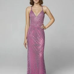 In Stock Primavera Couture 3428 Size 22 Embellished Beaded V Neckline Prom Dress Evening Gown