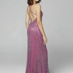 In Stock Primavera Couture 3428 Size 22 Embellished Beaded V Neckline Prom Dress Evening Gown