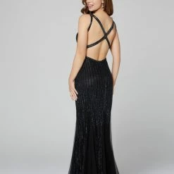 In Stock Primavera Couture 3474 Size 00, 8 Sequin Mermaid Prom Dress Pageant Gown