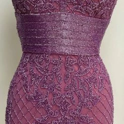 In Stock Primavera Couture 3514 Raspberry Cocktail Dress Size 4 Beaded Short Homecoming Formal Fitted Gown