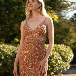 In Stock Primavera Couture 3542 V Neckline Fitted Sequins Design Short Cocktail Dress Size 00 Powder Blue 47 In Stock Primavera Couture 3542 V Neckline Fitted Sequins Design Short Cocktail Dress Size 00 Powder Blue