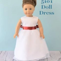 Rosebuds Fashions 5101 Doll Dress Matches Flower Girl Dress Rosebuds 5101