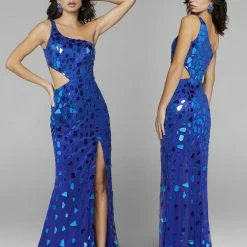 Sequin Dresses Primavera Couture 3623 Long Cut Glass One Shoulder Prom Dress Pageant Gown Slit 86 Sequin Dresses Primavera Couture 3623 Long Cut Glass One Shoulder Prom Dress Pageant Gown Slit