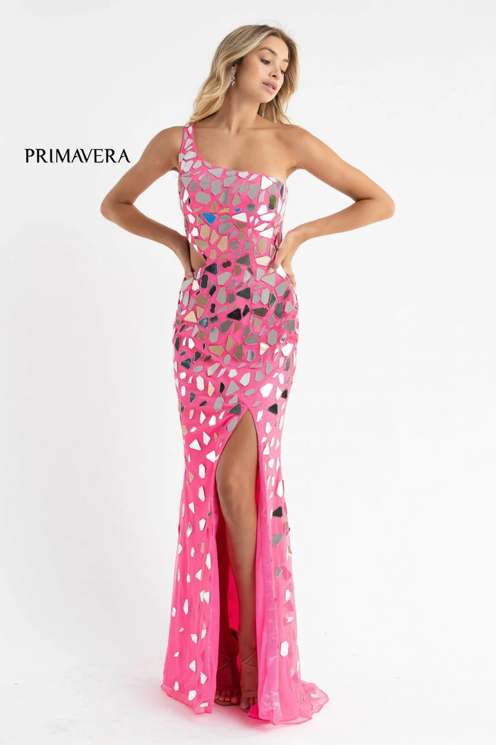 Sequin Dresses Primavera Couture 3623 Long Cut Glass One Shoulder Prom Dress Pageant Gown Slit 3 Sequin Dresses Primavera Couture 3623 Long Cut Glass One Shoulder Prom Dress Pageant Gown Slit
