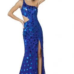 Sequin Dresses Primavera Couture 3623 Long Cut Glass One Shoulder Prom Dress Pageant Gown Slit 70 Sequin Dresses Primavera Couture 3623 Long Cut Glass One Shoulder Prom Dress Pageant Gown Slit