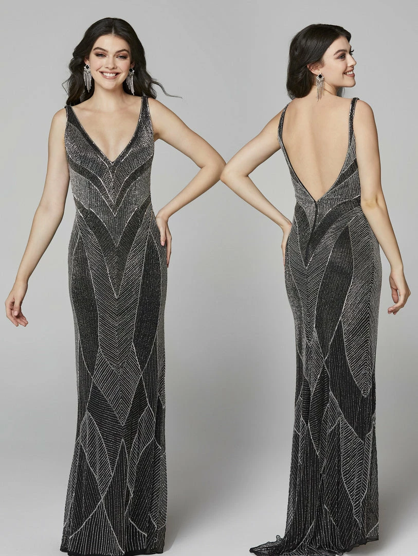 In Stock Primavera Couture 3629 Long Fitted Beaded Formal Prom Dress Backless Gown Size 8 12 In Stock Primavera Couture 3629 Long Fitted Beaded Formal Prom Dress Backless Gown Size 8