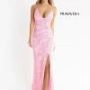 In Stock Primavera Couture 3636 Size 00 Long Fitted Beaded Prom Dress V Neck Slit Formal Pageant 2 In Stock Primavera Couture 3636 Size 00 Long Fitted Beaded Prom Dress V Neck Slit Formal Pageant
