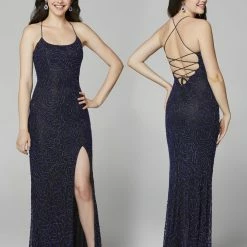 In Stock Primavera Couture 3638 Size 8 Black Silver Floral Beaded Prom Dress Backless Formal Corset Corset Dresses 76 In Stock Primavera Couture 3638 Size 8 Black Silver Floral Beaded Prom Dress Backless Formal Corset Corset Dresses