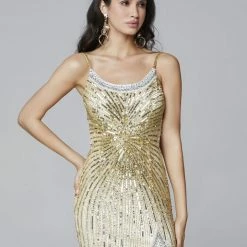 In Stock Primavera Couture 3648 Black Size 2 Sequin Backless Prom Dress Slit Formal Gown Backless Dresses 33 In Stock Primavera Couture 3648 Black Size 2 Sequin Backless Prom Dress Slit Formal Gown Backless Dresses