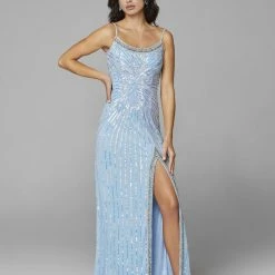 In Stock Primavera Couture 3648 Black Size 2 Sequin Backless Prom Dress Slit Formal Gown Backless Dresses 34 In Stock Primavera Couture 3648 Black Size 2 Sequin Backless Prom Dress Slit Formal Gown Backless Dresses