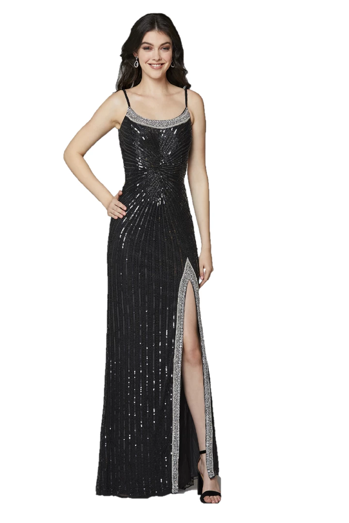 In Stock Primavera Couture 3648 Black Size 2 Sequin Backless Prom Dress Slit Formal Gown Backless Dresses 6 In Stock Primavera Couture 3648 Black Size 2 Sequin Backless Prom Dress Slit Formal Gown Backless Dresses