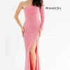 Primavera Couture 3732 One Shoulder Prom Dress Long Sleeve Fitted Evening Gown
