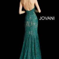 Jovani 37334 Embellished Lace Prom Dress Peak Point Neckline Fitted Mermaid Strapless Mermaid Dresses 34 Jovani 37334 Embellished Lace Prom Dress Peak Point Neckline Fitted Mermaid Strapless Mermaid Dresses
