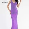 In Stock Primavera Couture 3741 Size 18 Prom Dress Beaded Lace And Diamond Design V Neckline V Back