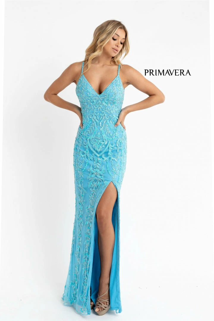 In Stock Primavera Couture 3749 Size 6 Neon Pink Sequined Prom Dress V Neckline Sweeping Train Evening Gown Backless Dresses 11 In Stock Primavera Couture 3749 Size 6 Neon Pink Sequined Prom Dress V Neckline Sweeping Train Evening Gown Backless Dresses