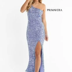 In Stock Primavera Couture 3761 Size 2, 4 One Shoulder Prom Dress Sequin Double Strap Back Slit Train Bright Blue Backless Dresses 53 In Stock Primavera Couture 3761 Size 2, 4 One Shoulder Prom Dress Sequin Double Strap Back Slit Train Bright Blue Backless Dresses