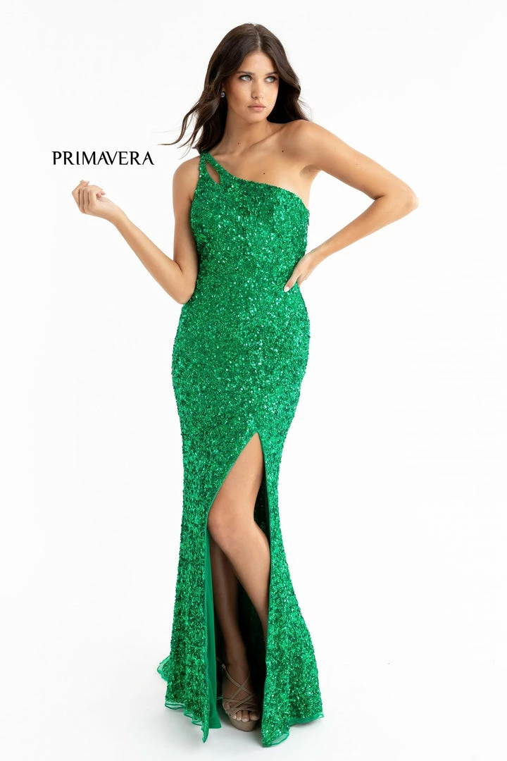In Stock Primavera Couture 3761 Size 2, 4 One Shoulder Prom Dress Sequin Double Strap Back Slit Train Bright Blue Backless Dresses 45 In Stock Primavera Couture 3761 Size 2, 4 One Shoulder Prom Dress Sequin Double Strap Back Slit Train Bright Blue Backless Dresses