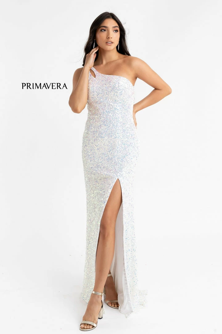 In Stock Primavera Couture 3761 Size 2, 4 One Shoulder Prom Dress Sequin Double Strap Back Slit Train Bright Blue Backless Dresses 35 In Stock Primavera Couture 3761 Size 2, 4 One Shoulder Prom Dress Sequin Double Strap Back Slit Train Bright Blue Backless Dresses