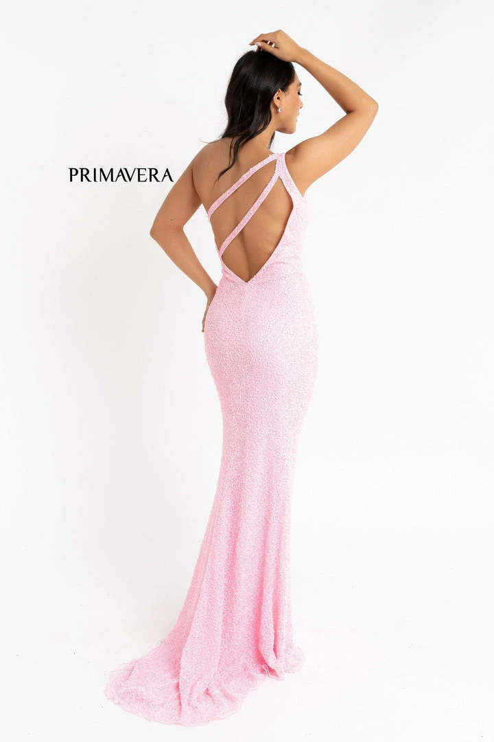 In Stock Primavera Couture 3761 Size 2, 4 One Shoulder Prom Dress Sequin Double Strap Back Slit Train Bright Blue Backless Dresses 23 In Stock Primavera Couture 3761 Size 2, 4 One Shoulder Prom Dress Sequin Double Strap Back Slit Train Bright Blue Backless Dresses
