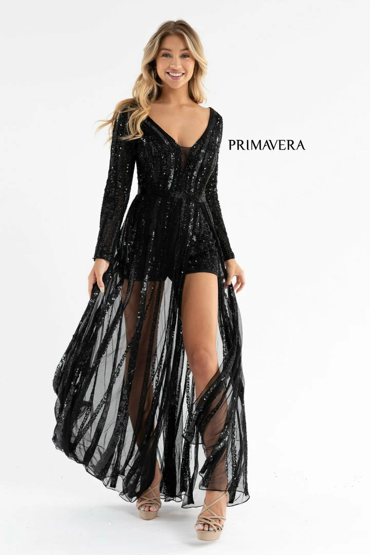 In Stock Primavera Couture 3777 Size 4 Nude Sequined And Beaded Romper Long Sleeves Sheer Beaded Overskirt Jumpsuits & Rompers 18 In Stock Primavera Couture 3777 Size 4 Nude Sequined And Beaded Romper Long Sleeves Sheer Beaded Overskirt Jumpsuits & Rompers