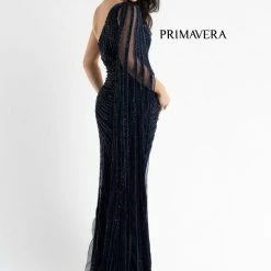 Primavera Couture 3783 One Shoulder Prom Dress Evening Gown Sequined Cape Slit Sequin Dresses 29 Primavera Couture 3783 One Shoulder Prom Dress Evening Gown Sequined Cape Slit Sequin Dresses