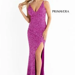In Stock Primavera Couture 3792 Size 2 Sequin Prom Dress V Neckline Strappy Open Back Side Slit Train Backless Dresses 72 In Stock Primavera Couture 3792 Size 2 Sequin Prom Dress V Neckline Strappy Open Back Side Slit Train Backless Dresses