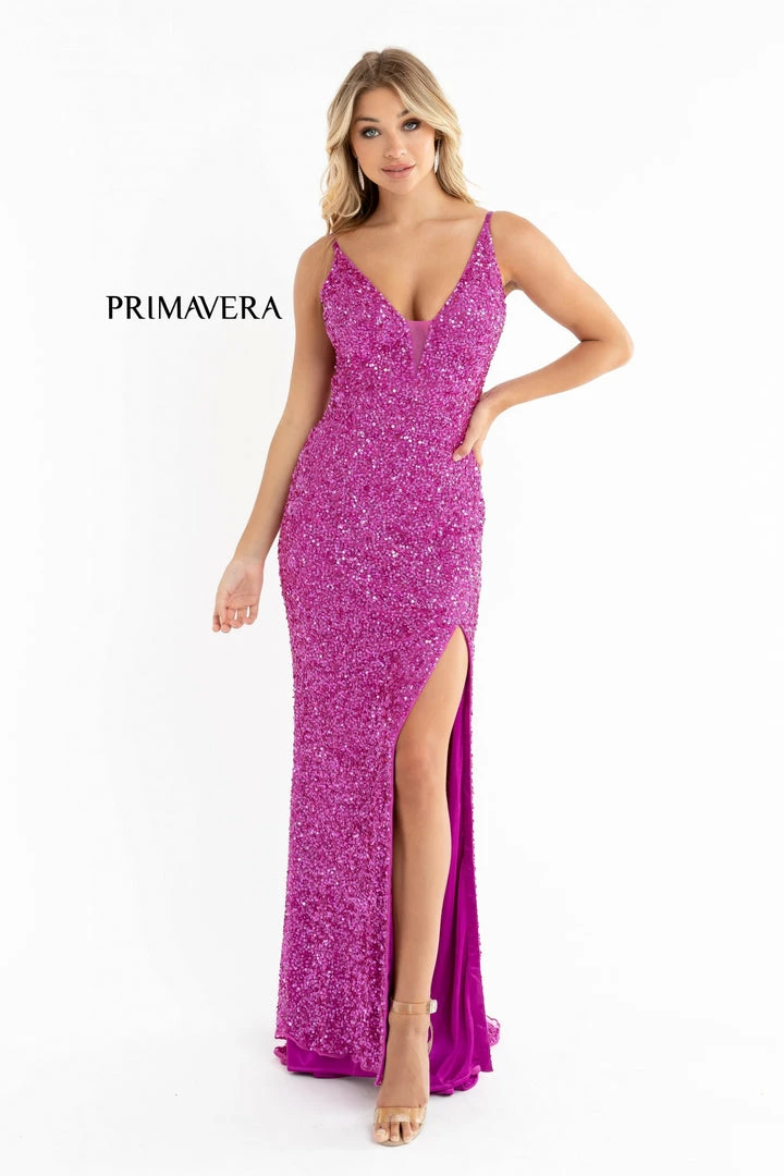 In Stock Primavera Couture 3792 Size 2 Sequin Prom Dress V Neckline Strappy Open Back Side Slit Train Backless Dresses 29 In Stock Primavera Couture 3792 Size 2 Sequin Prom Dress V Neckline Strappy Open Back Side Slit Train Backless Dresses
