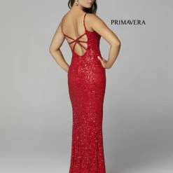 In Stock Primavera Couture 3792 Size 2 Sequin Prom Dress V Neckline Strappy Open Back Side Slit Train Backless Dresses 54 In Stock Primavera Couture 3792 Size 2 Sequin Prom Dress V Neckline Strappy Open Back Side Slit Train Backless Dresses