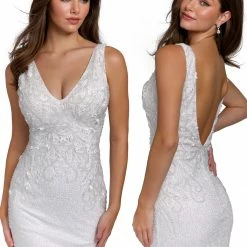 Primavera Couture 3807 Short 2022 Homecoming Dress Fitted Sequin Cocktail Dress Backless Dresses