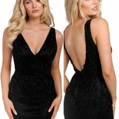 Primavera Couture 3826 Short 2022 Homecoming Dress Fitted Sequin Cocktail Dress