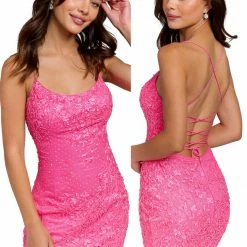 Primavera Couture 3837 Short 2022 Homecoming Dress Fitted Sequin Beaded Short Cocktail Dress
