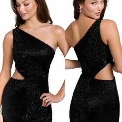 Primavera Couture 3840 Short 2022 Homecoming Dress Fitted Sequin Beaded Short Cocktail Dress