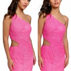 Primavera Couture 3840 Short 2022 Homecoming Dress Fitted Sequin Beaded Short Cocktail Dress